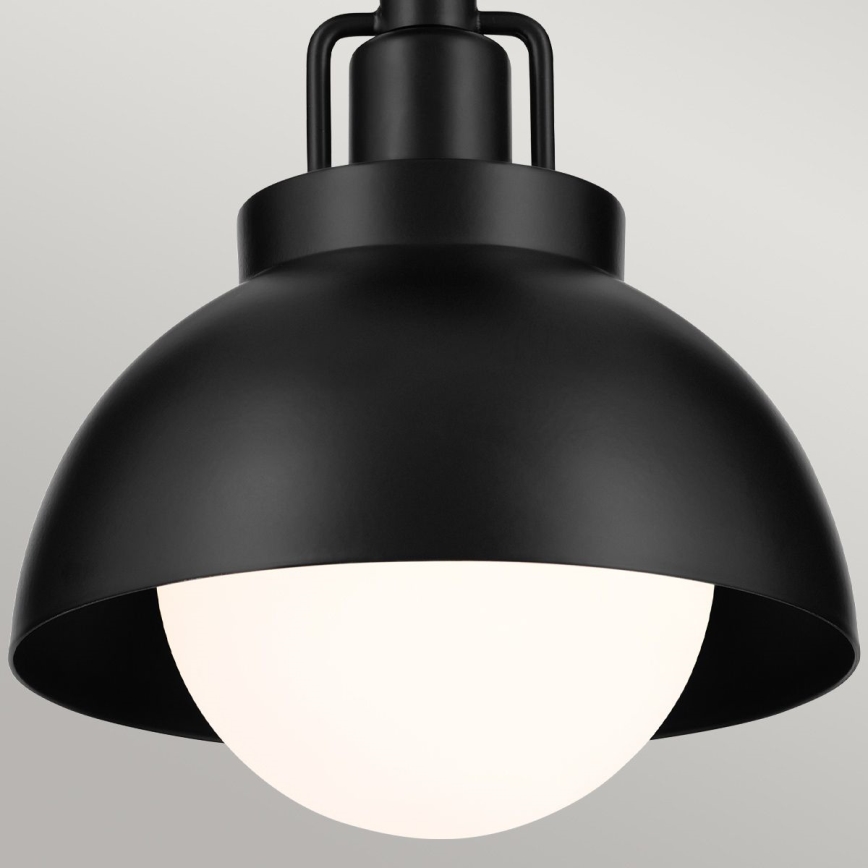 Kichler - Zidna lampa NIVA 1xE27/40W/230V crna