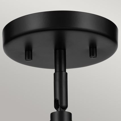 Kichler - Zidna lampa NIVA 1xE27/40W/230V crna