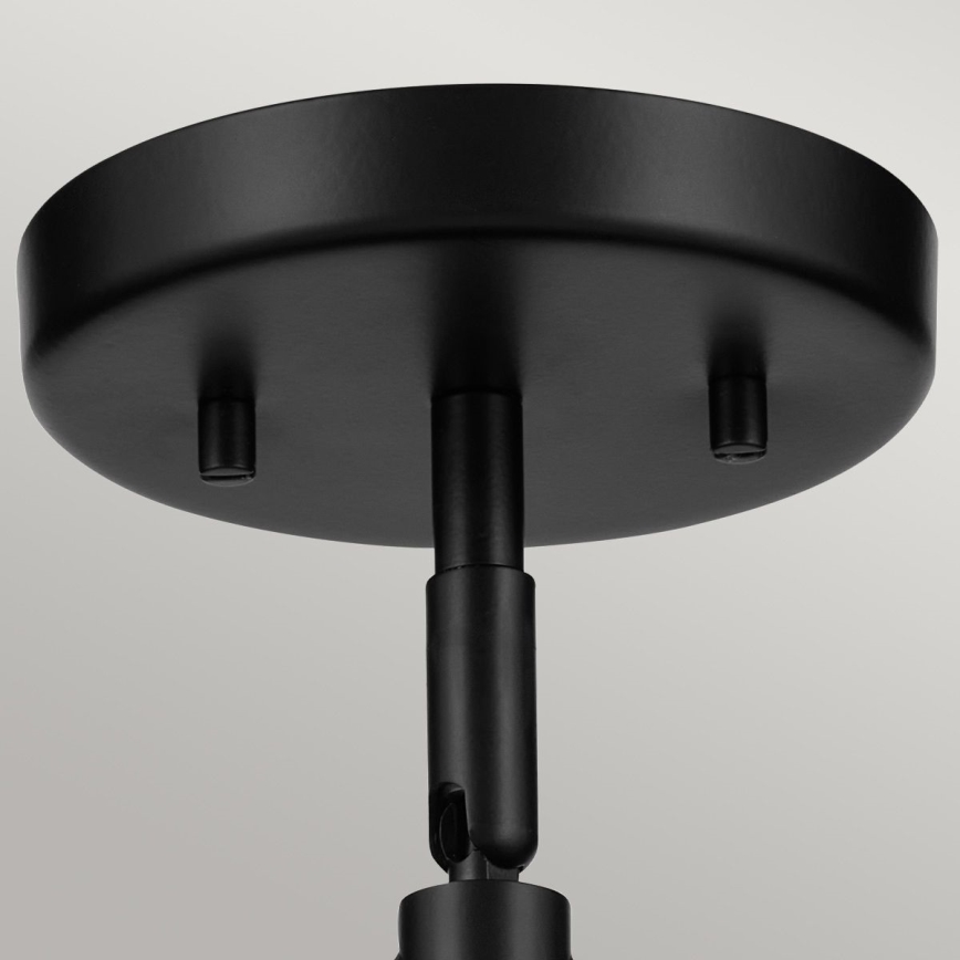 Kichler - Zidna lampa NIVA 1xE27/40W/230V crna