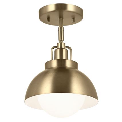 Kichler - Zidna lampa NIVA 1xE27/40W/230V mesing