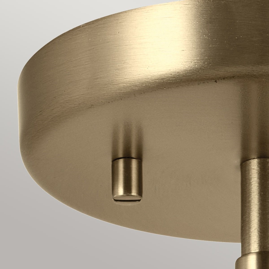 Kichler - Zidna lampa NIVA 1xE27/40W/230V mesing