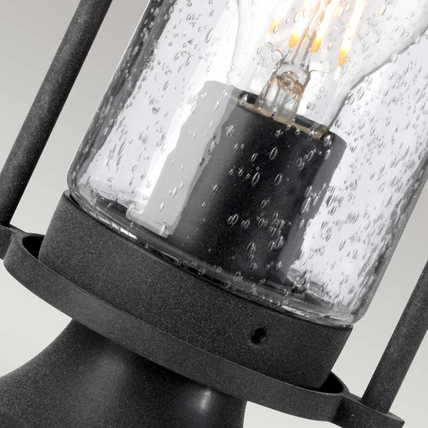 Kichler - Vanjska lampa RIVERWOOD 1xE27/60W/230V IP44 crna