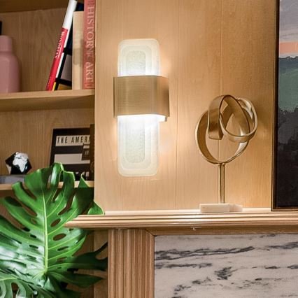 Kichler - LED Zidna svjetiljka SERENE LED/16W/230V mesing