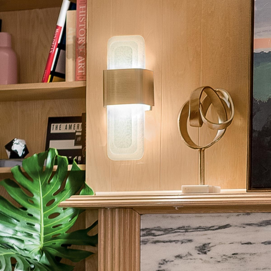 Kichler - LED Zidna svjetiljka SERENE LED/16W/230V mesing
