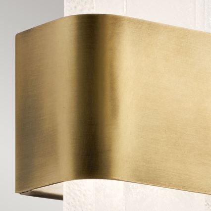 Kichler - LED Zidna svjetiljka SERENE LED/16W/230V mesing