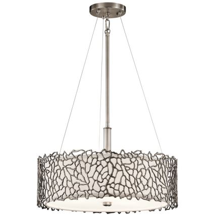 Kichler - Viseći luster SILVER CORAL 3xE27/100W/230V mat krom