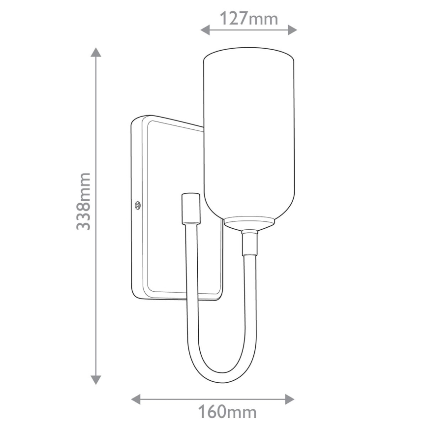 Kichler - LED zidno svjetlo za kupaonicu SOLIA 1xG9/3W/230V IP44 matni krom