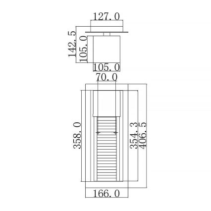 Kichler - LED Vanjska zidna svjetiljka SOREL 1xGU10/7W/230V IP44 smeđa