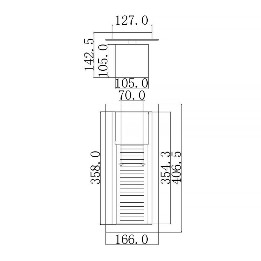 Kichler - LED Vanjska zidna svjetiljka SOREL 1xGU10/7W/230V IP44 smeđa