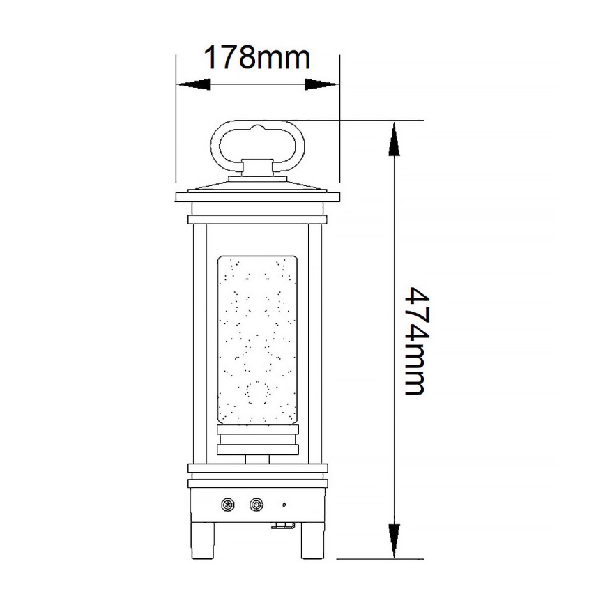 Kichler - LED Vanjska punjiva stolna lampa sa zvučnikom SOUTH HOPE LED/3W/230V 8800 mAh IP44