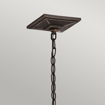 Kichler - Vanjski luster na lancu SOUTH HOPE 1xE14/60W/230V IP44