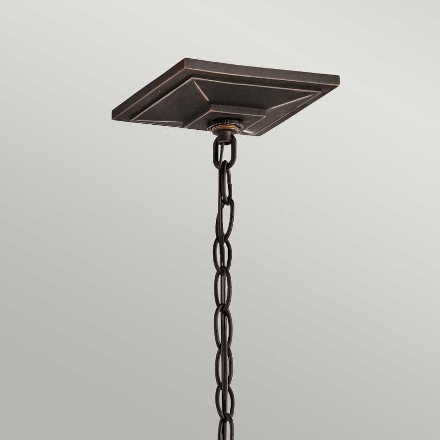 Kichler - Vanjski luster na lancu SOUTH HOPE 1xE14/60W/230V IP44