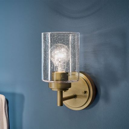 Kichler - Zidna lampa WINSLOW 1xE27/60W/230V mesing