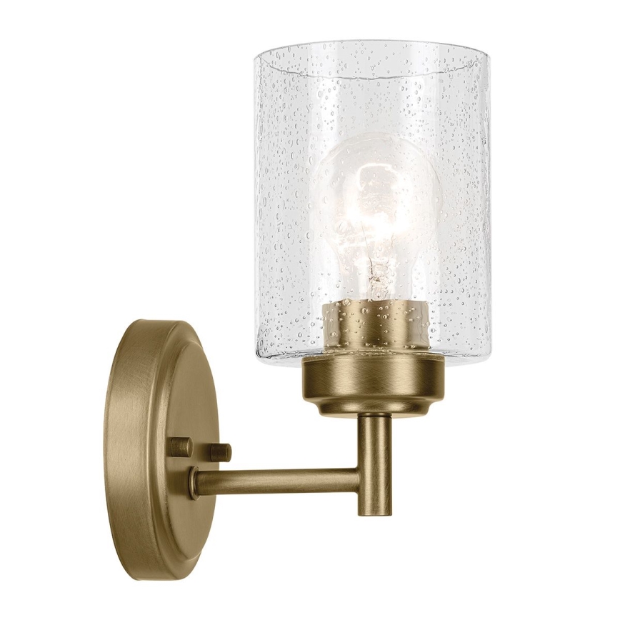Kichler - Zidna lampa WINSLOW 1xE27/60W/230V mesing