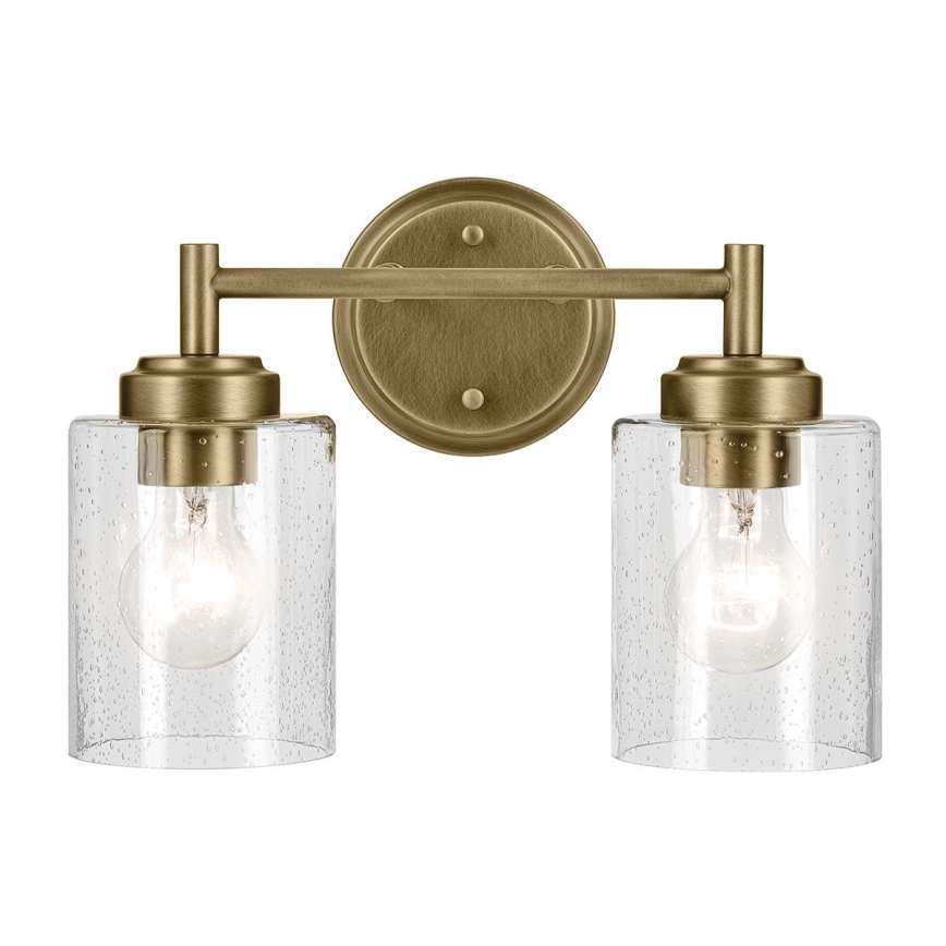 Kichler - Zidna lampa WINSLOW 2xE27/60W/230V mesing