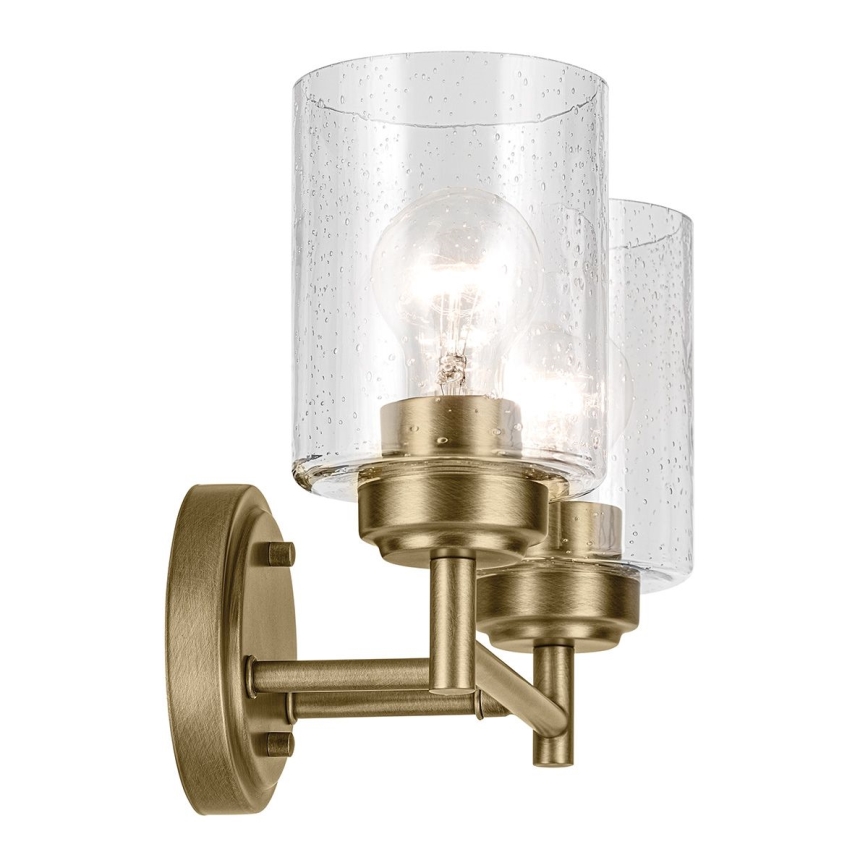 Kichler - Zidna lampa WINSLOW 2xE27/60W/230V mesing