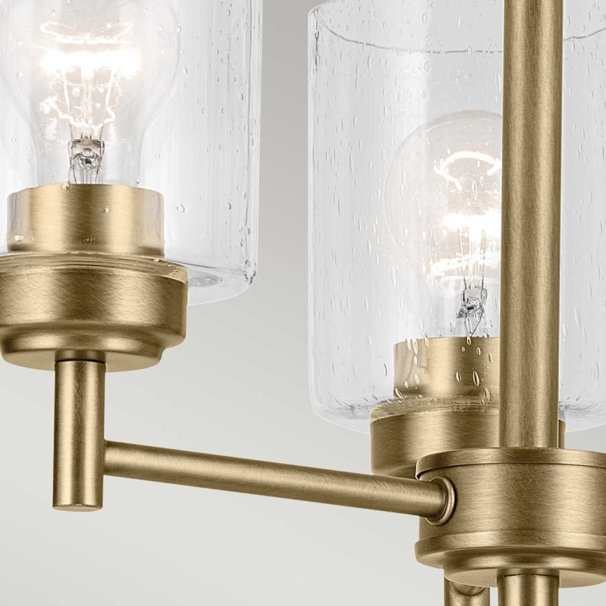 Kichler - Luster na lancu WINSLOW 3xE27/60W/230V pr. 45,8 cm mesing