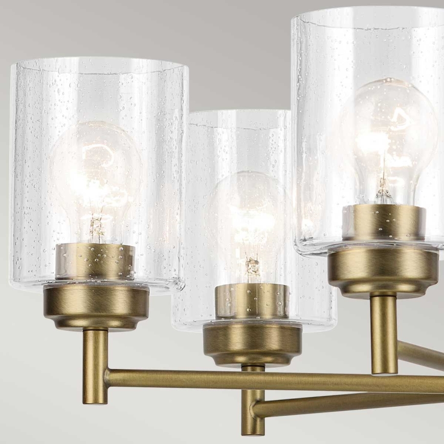 Kichler - Luster na lancu WINSLOW 5xE27/60W/230V pr. 50,2 cm mesing