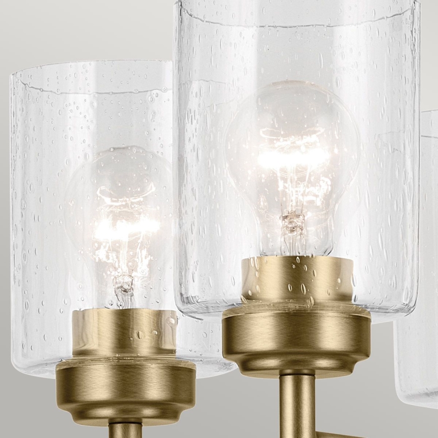 Kichler - Luster na lancu WINSLOW 5xE27/60W/230V pr. 50,2 cm mesing