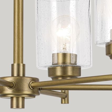 Kichler - Luster na lancu WINSLOW 6xE27/60W/230V pr. 66 cm mesing