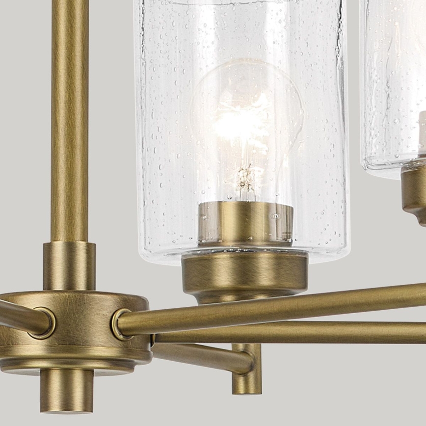 Kichler - Luster na lancu WINSLOW 6xE27/60W/230V pr. 66 cm mesing
