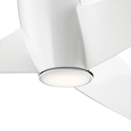 Kichler - LED Prigušivi stropni ventilator PHREE LED/10W/230V bijela + daljinski upravljač