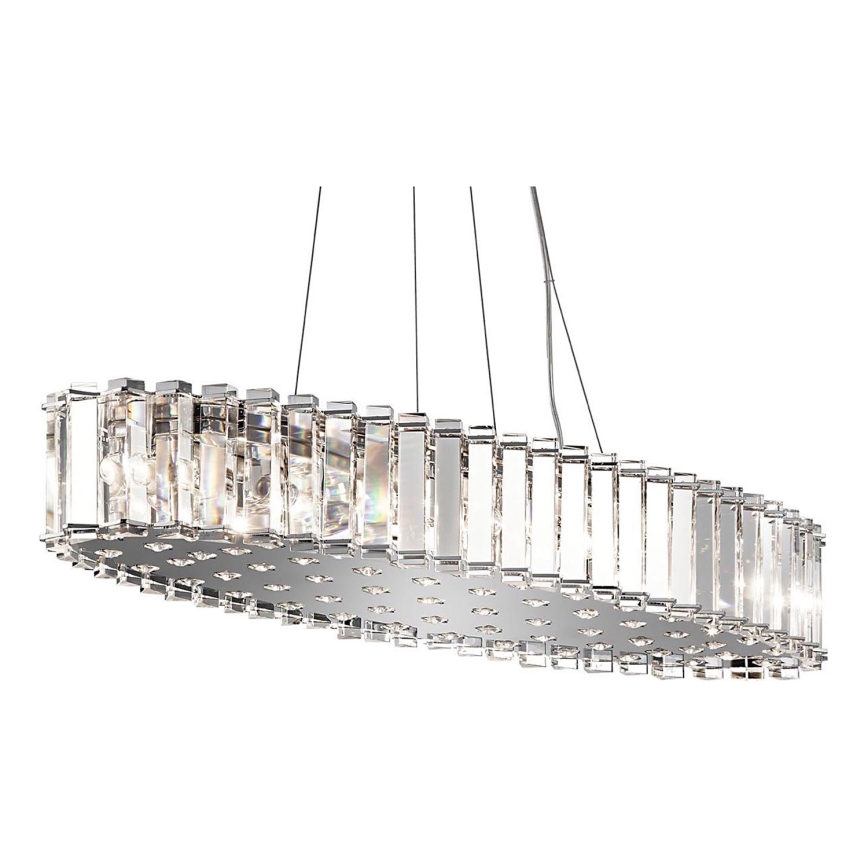 Kichler - LED Luster na sajli za kupaonicu CRYSTAL SKYE 12xG9/3W/230V IP44