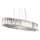 Kichler - LED Luster na sajli za kupaonicu CRYSTAL SKYE 12xG9/3W/230V IP44