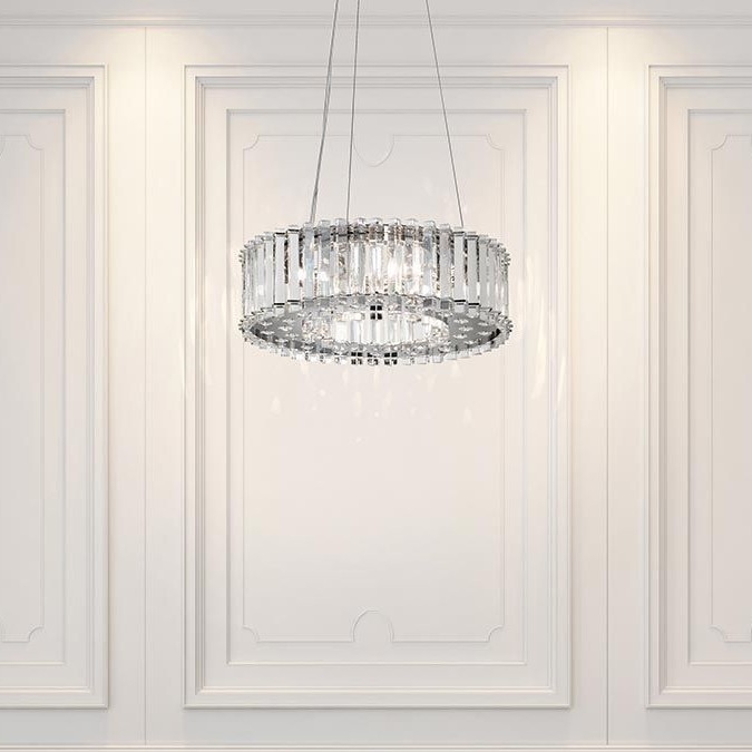 Kichler - LED Luster na sajli za kupaonicu CRYSTAL SKYE 6xG9/3W/230V IP44