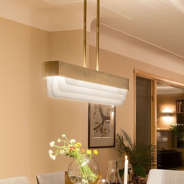 Kichler - LED luster na šipci SERENE LED/40W/230V zlatna