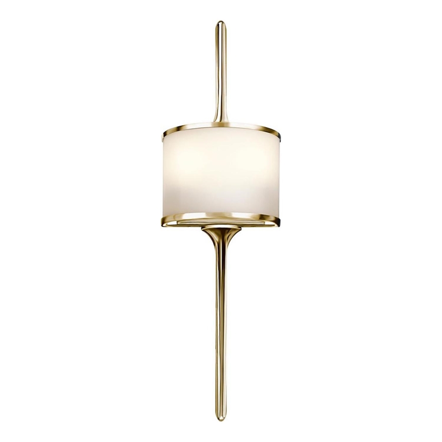 Kichler - LED Zidna svjetiljka za kupaonicu MONA 2xG9/3W/230V IP44 zlatna