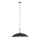 Kichler - Luster na lancu DELAROSA 1xE27/60W/230V crna/mesing