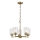 Kichler - Luster na lancu WINSLOW 5xE27/60W/230V pr. 50,2 cm mesing