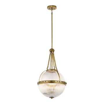 Kichler - Luster na štapu ASTER 3xE14/60W/230V mesing