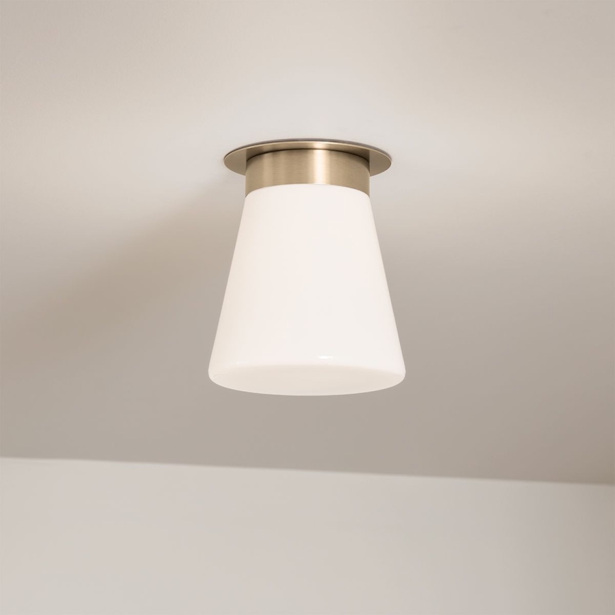 Kichler - Stropna svjetiljka ALBERS 1xE27/40W/230V Ø 21,6 cm brončana