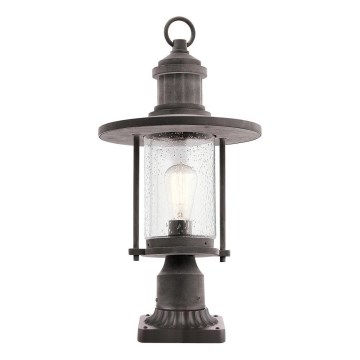 Kichler - Vanjska lampa RIVERWOOD 1xE27/60W/230V IP44 crna