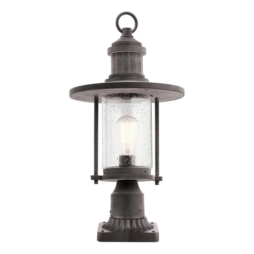 Kichler - Vanjska lampa RIVERWOOD 1xE27/60W/230V IP44 crna