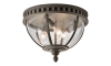 Kichler - Vanjska stropna svjetiljka HALLERON 3xE14/40W/230V IP44 antracit