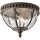 Kichler - Vanjska stropna svjetiljka HALLERON 3xE14/40W/230V IP44 antracit