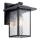 Kichler - Vanjska zidna svjetiljka CAPPANNA 1xE27/60W/230V IP44 crna