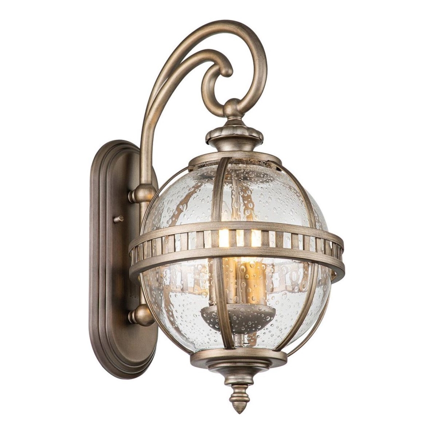 Kichler - Vanjska zidna svjetiljka HALLERON 2xE14/40W/230V IP44