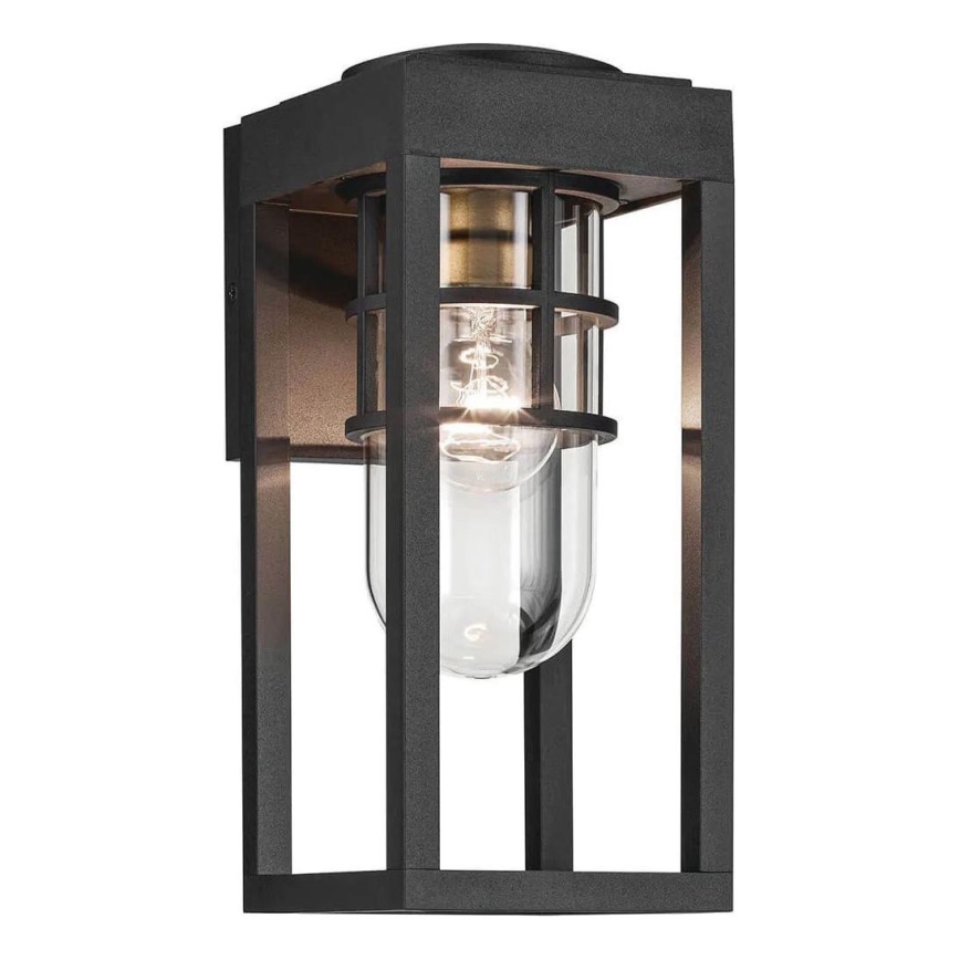 Kichler - Vanjska zidna svjetiljka HONE 1xE27/60W/230V IP44 crna