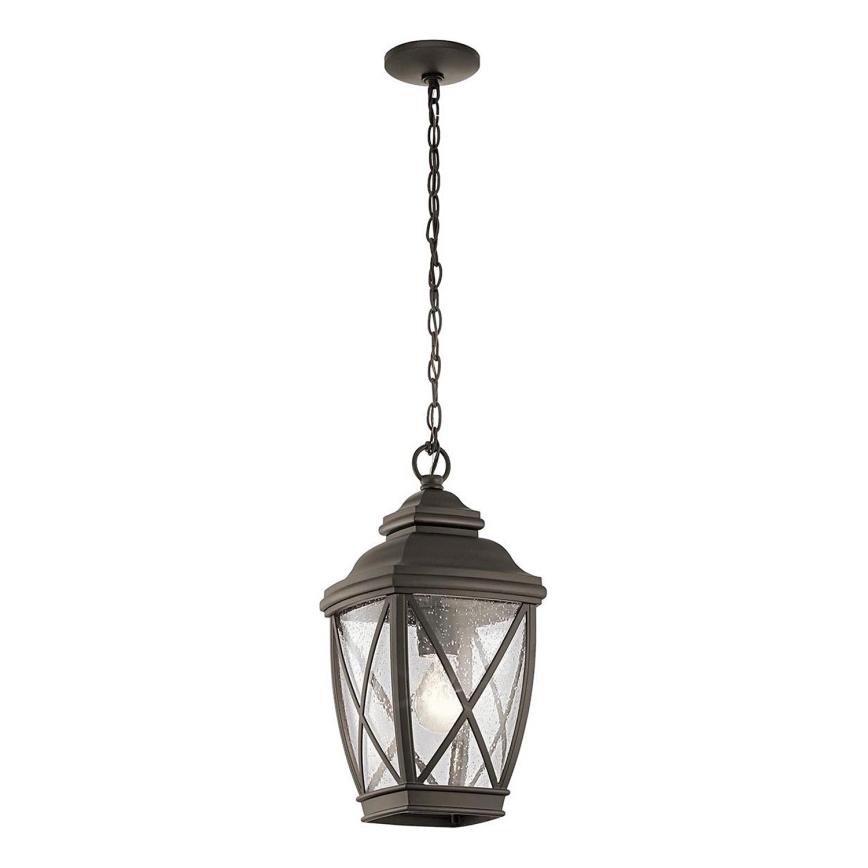 Kichler - Vanjski luster na lancu TANGIER 1xE27/60W/230V IP44