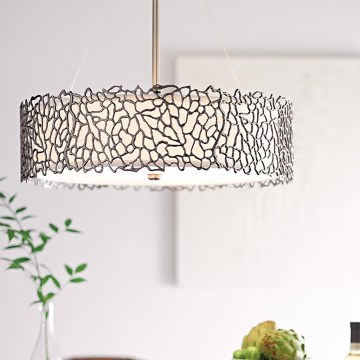 Kichler - Viseći luster SILVER CORAL 3xE27/100W/230V mat krom