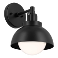 Kichler - Zidna lampa NIVA 1xE27/40W/230V crna