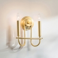 Kichler - Zidna svjetiljka CAPITOL HILL 2xE14/40W/230V zlatna