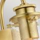 Kichler -  Zidna svjetiljka za kupaonicu BRAELYN 1xE27/40W/230V IP44 zlatna