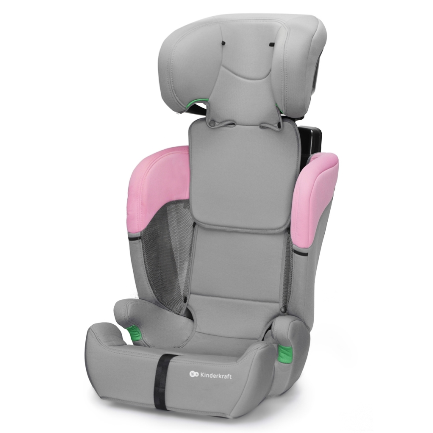 KINDERKRAFT - Autosjedalica COMFORT UP i-Size (76-150 cm) siva/ružičasta