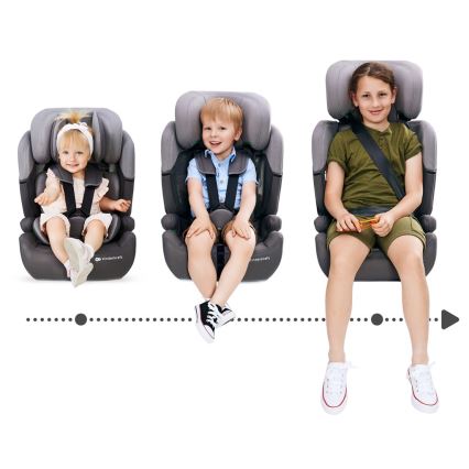KINDERKRAFT - Autosjedalica COMFORT UP i-Size (76-150 cm) svijetlosiva