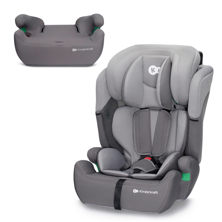 KINDERKRAFT - Autosjedalica COMFORT UP i-Size (76-150 cm) svijetlosiva